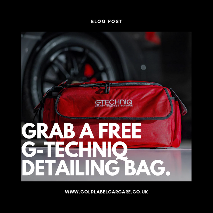 Elevate Your Car Care with the Gtechniq Detailing Bag FOR FREE: A Must-Have for Enthusiasts