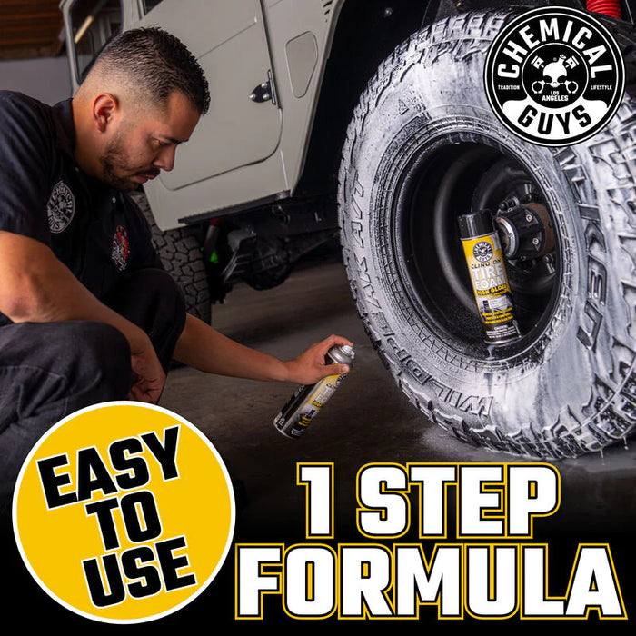 Chemical Guys Cling On Tyre Foam High Gloss 3 In 1 Cleaner, Protectant & Dressing