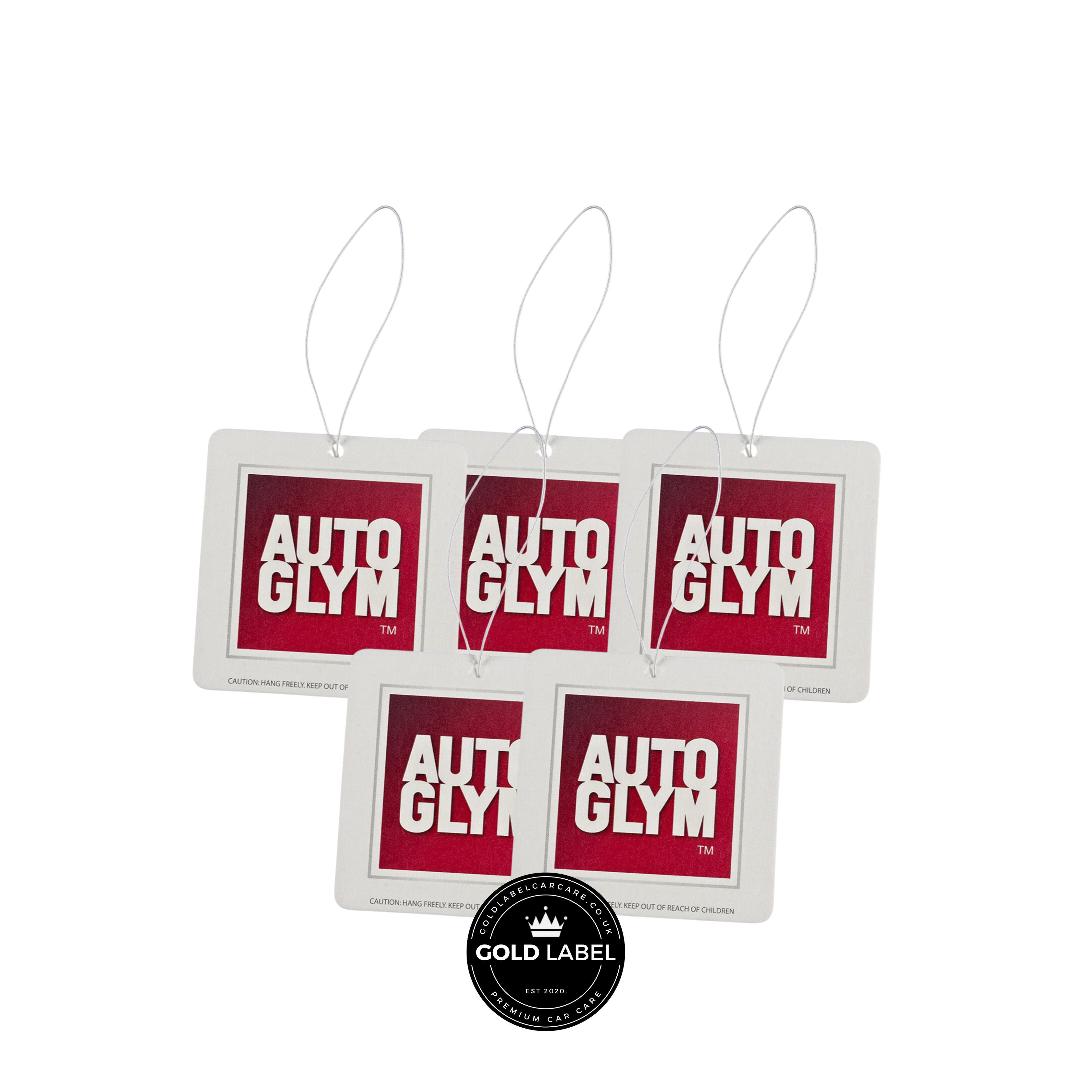 AutoGlym Hanging Air Freshener Bulk Wholesale Bundle (5 Pack)