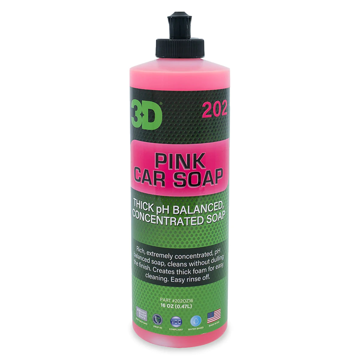 3D Pink Car Soap 16oz