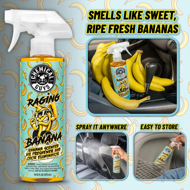 Chemical Guys Raging Banana Air Freshener 16oz