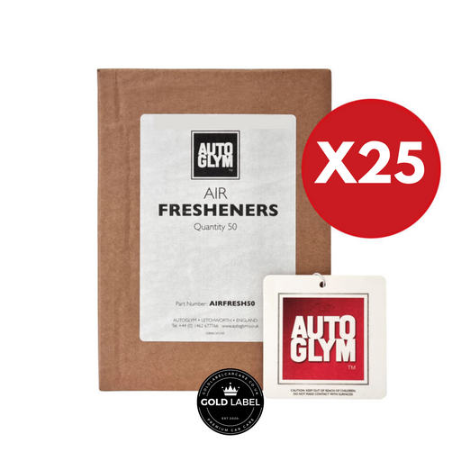 AutoGlym Hanging Air Freshener Bulk Wholesale Bundle (25 Pack)