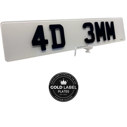 4D 3MM | Customise Your Plates
