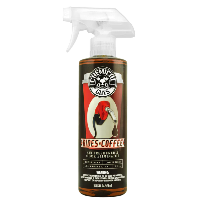 Chemical Guys Rides & Coffee Scent  Air Freshener & Odour Eliminator 16oz