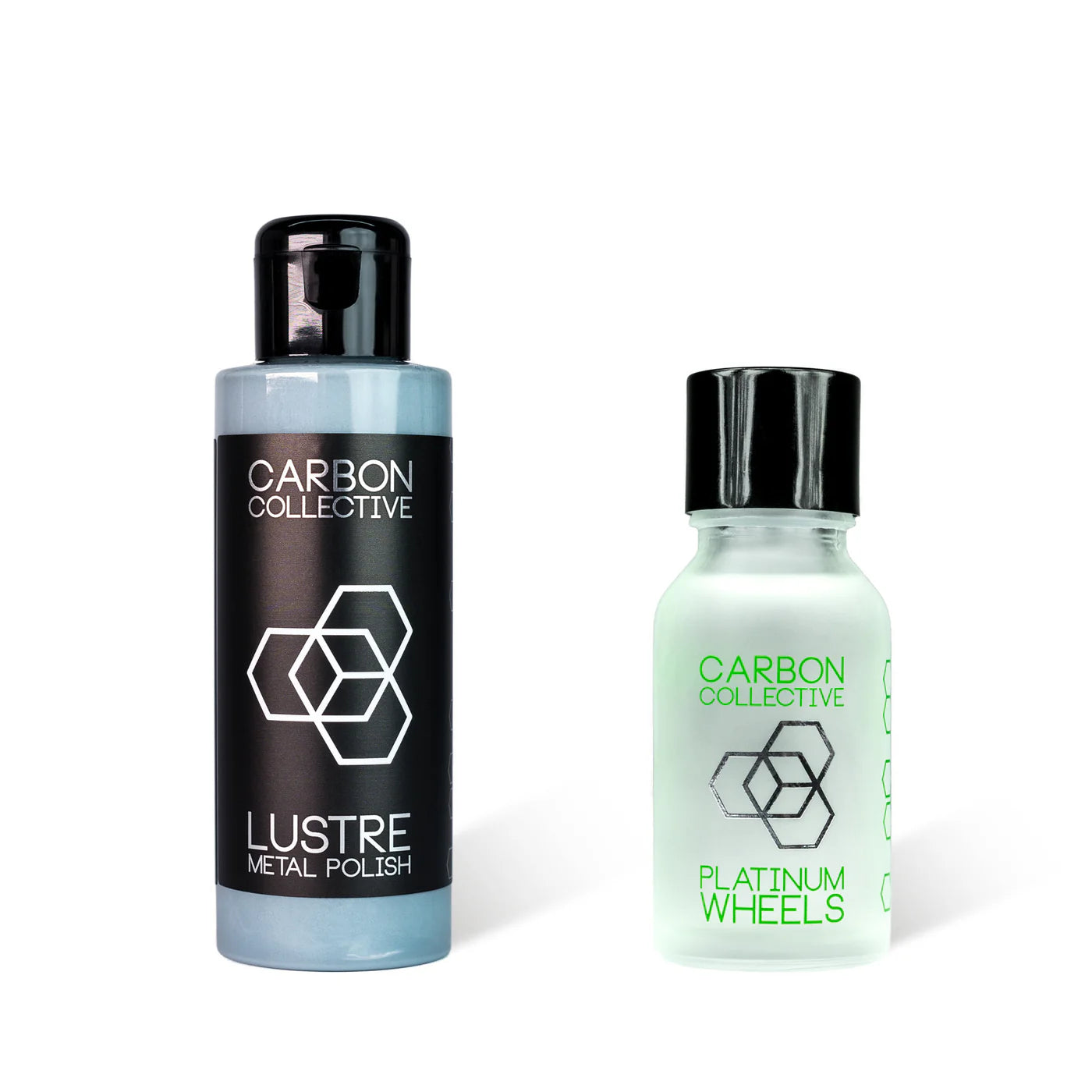 Carbon Collective Wheel Care Bundle (Platinum Wheels 30ml & Lustre Metal Polish)