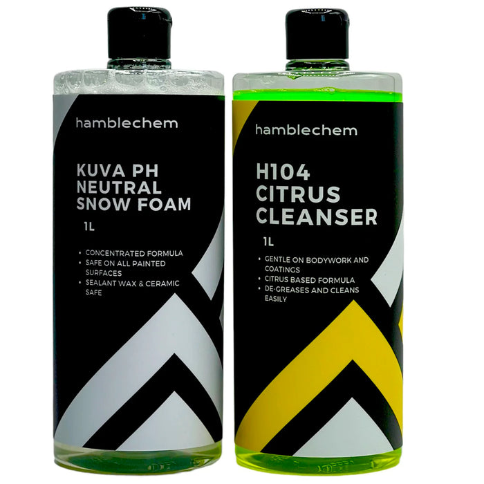 hamblechem Kuva PH Neutral Snow Foam & H104 Citrus Cleanser Duo 1L