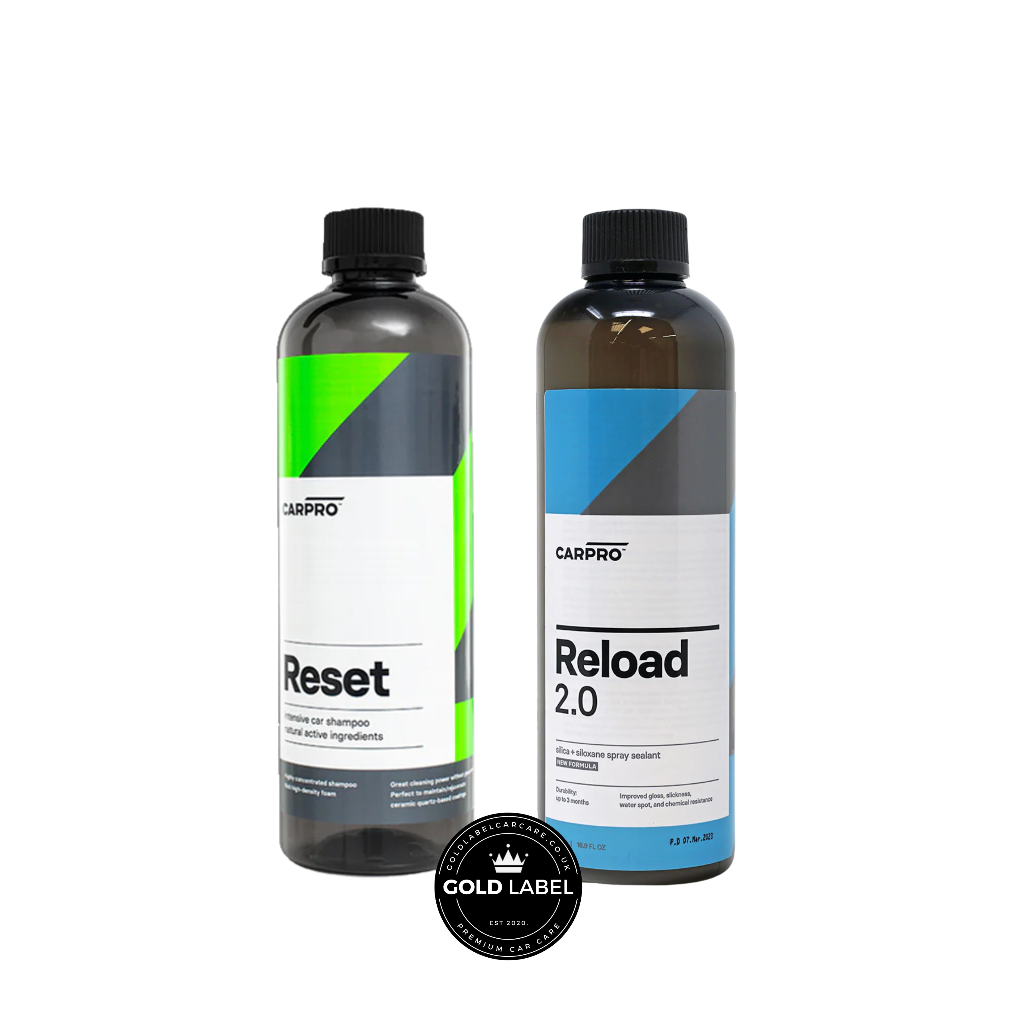 CarPro Reset Shampoo & Reload Ceramic Spray Sealant Bundle (500ml)