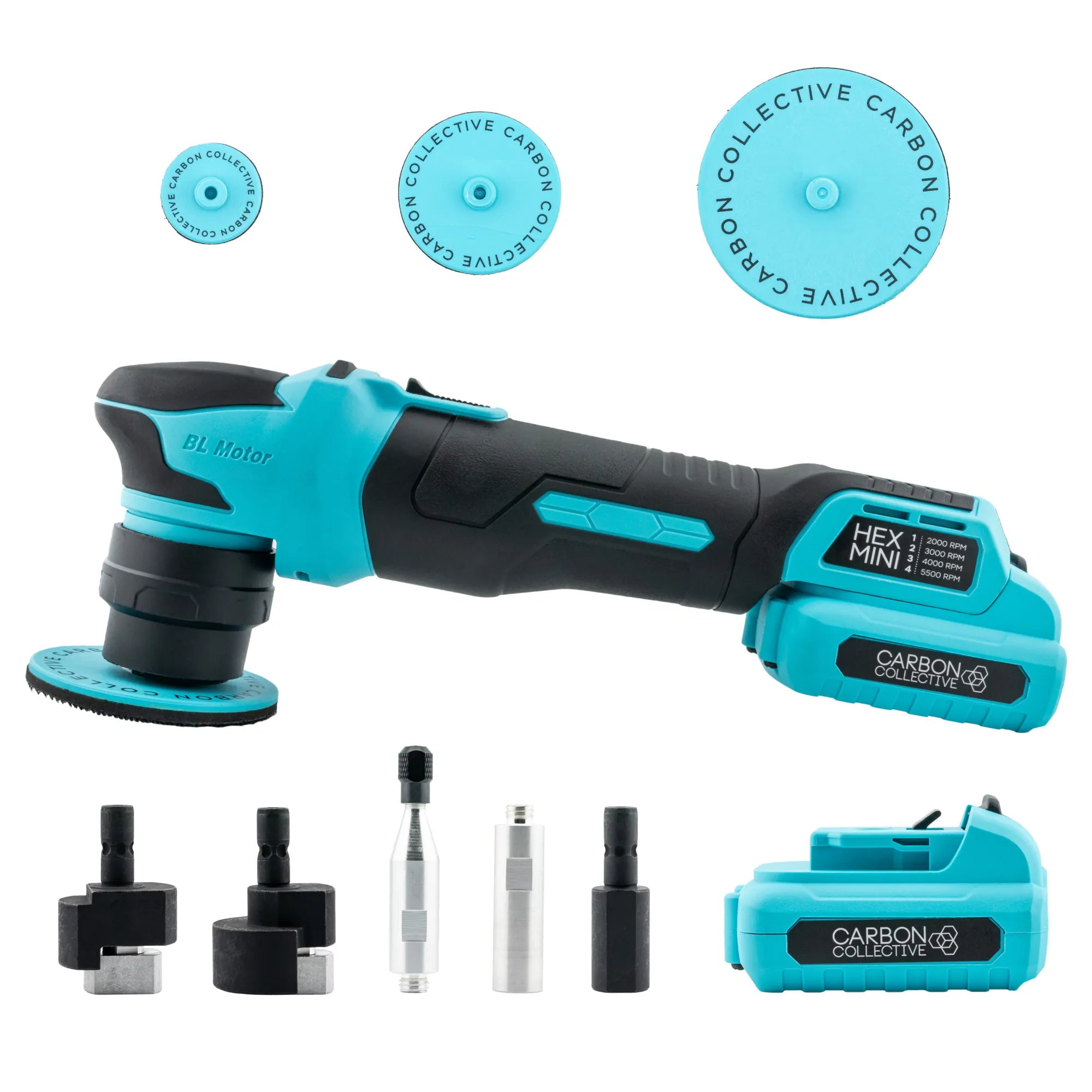 Carbon Collective Hex Mini Cordless Machine Polisher