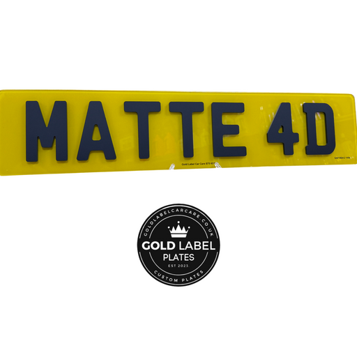 4D Matte 3MM | Customise Your Plates