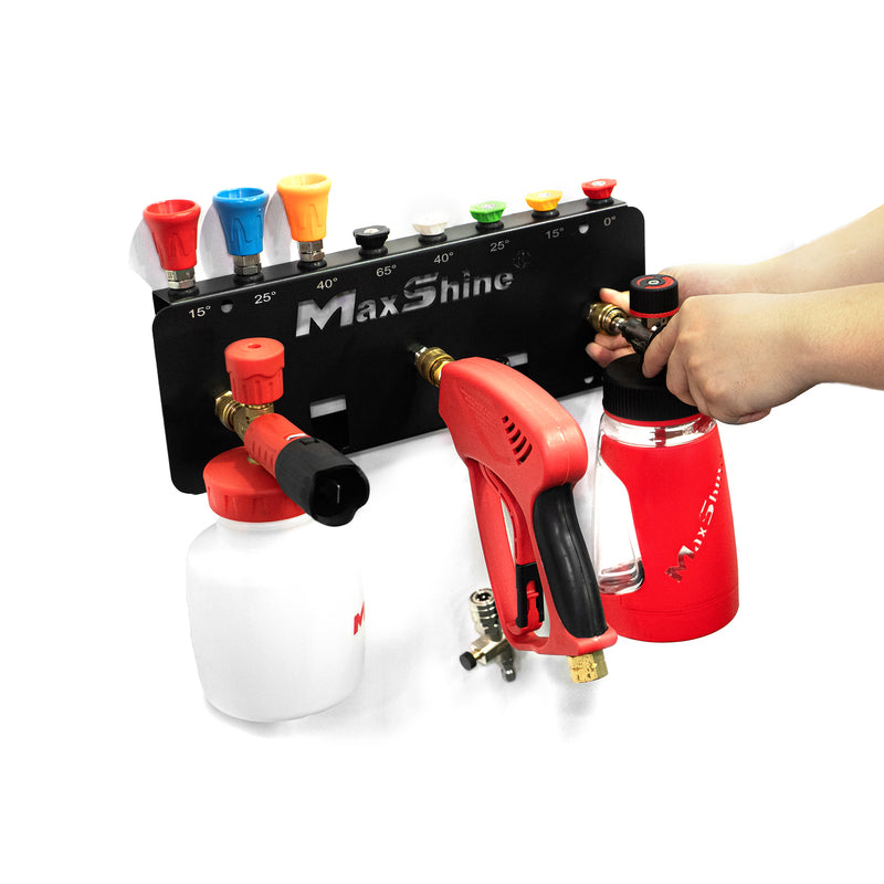 Maxshine Foam Cannon Wall Mount & Nozzle Holder