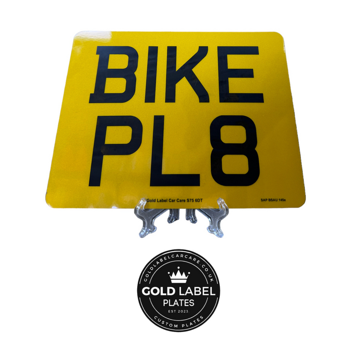 Printed Motorbike Plate (9x7)