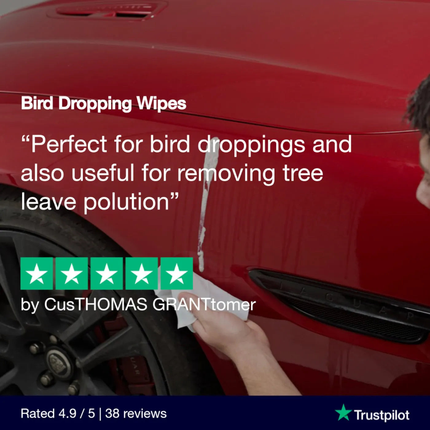 Autoglym Bird Dropping Wipes 10 Pack