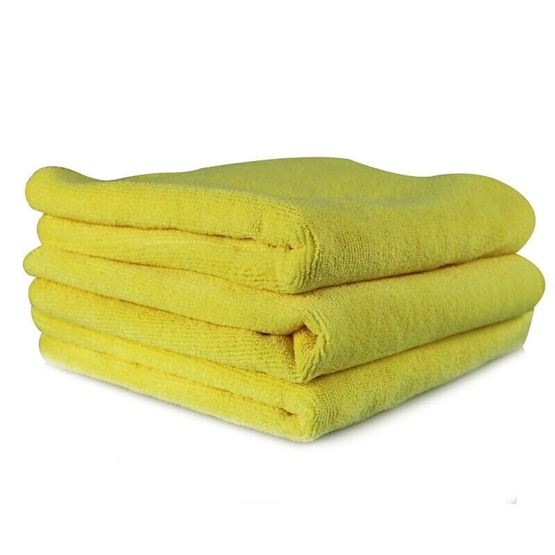 Chemical Guys Workhorse Yellow Microfiber Towel (Pack of 3)