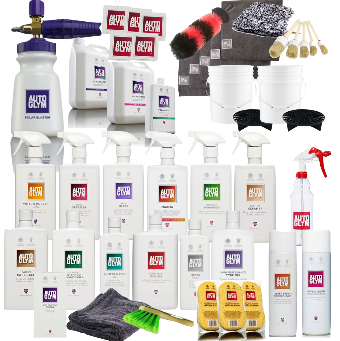 Autoglym Kit Ultimate Chemical & Accessories Pack