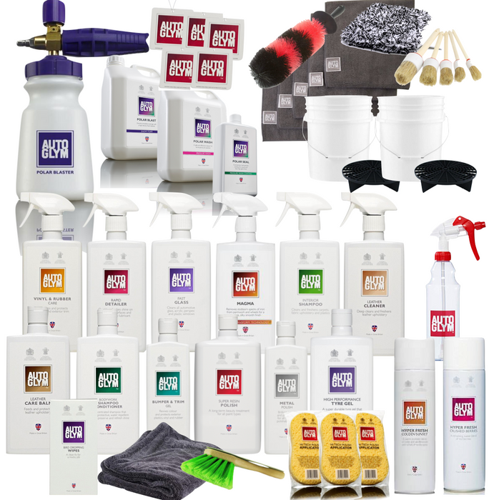 Autoglym Kit - Ultimate Chemical & Accessories Pack.