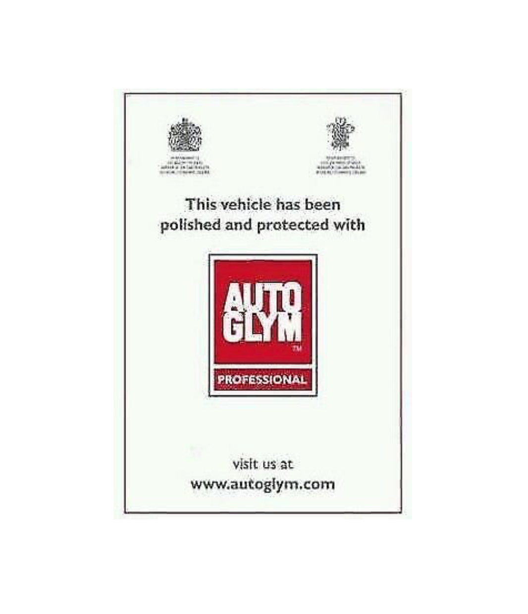 Autoglym Professional Paper Floor Valeting Mats