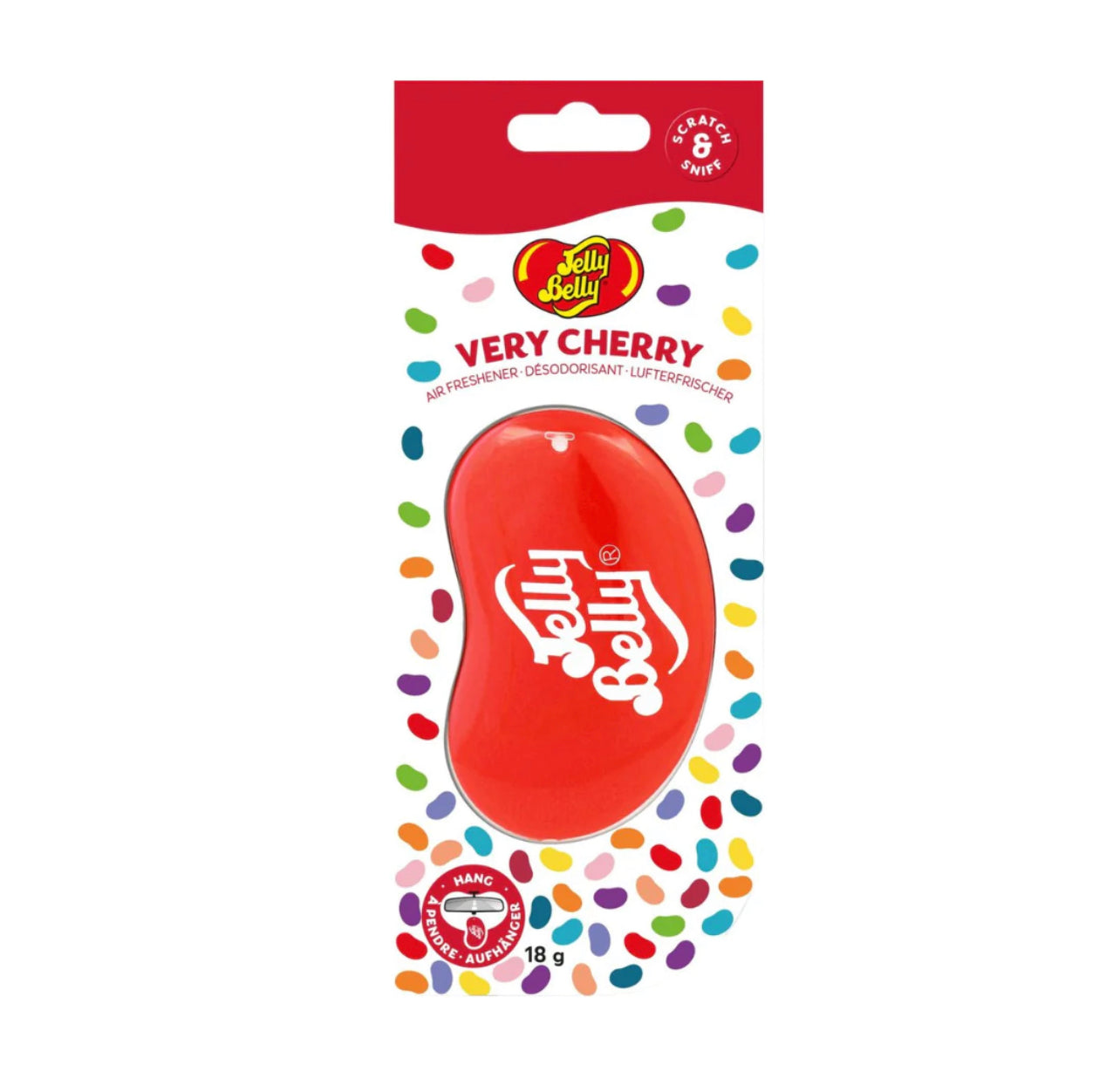 Jelly Belly 3D Gel Air Freshener Very Cherry