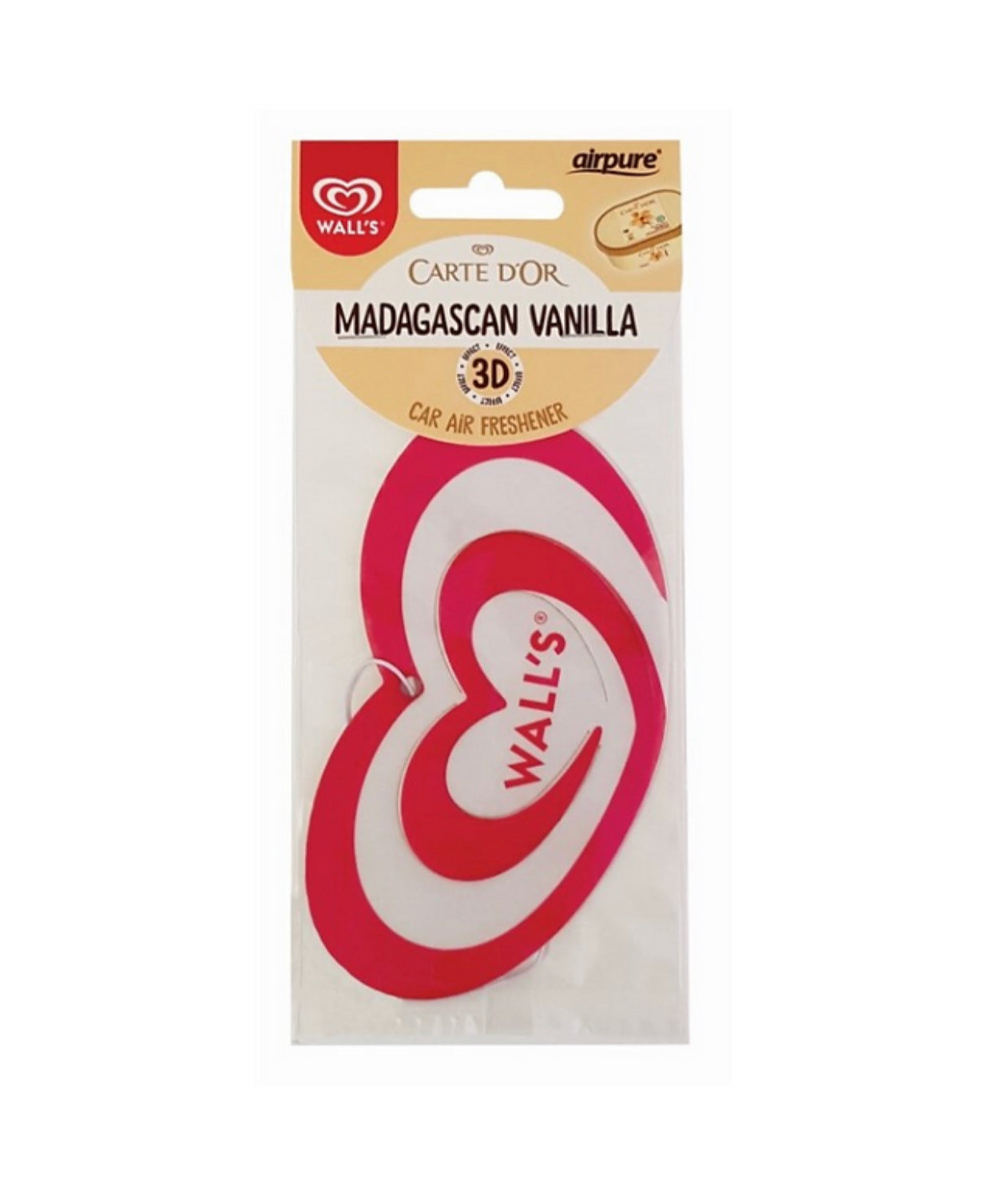 Walls 3D Paper Air Freshener | Carte D’Or Vanilla