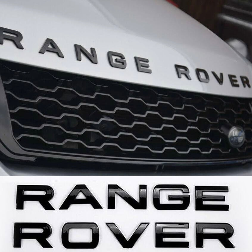 Hambleton’s Black Range Rover Badge Set