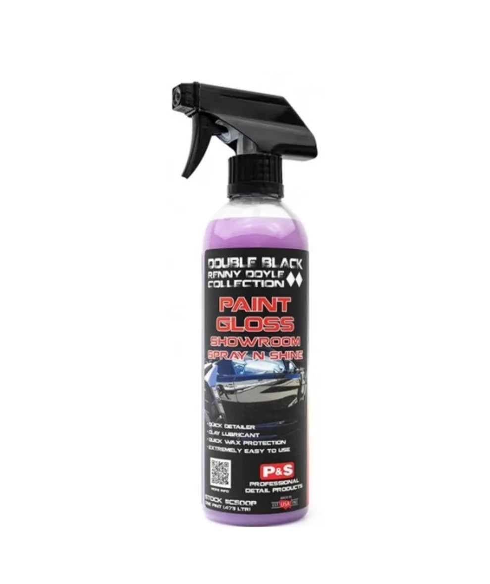 P&S Double Black Paint Gloss Showroom Spray N Shine