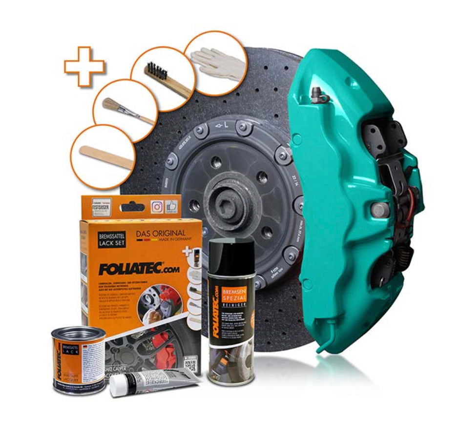 Foliatec Brake Calliper Painting Refurbishing Kit Teal